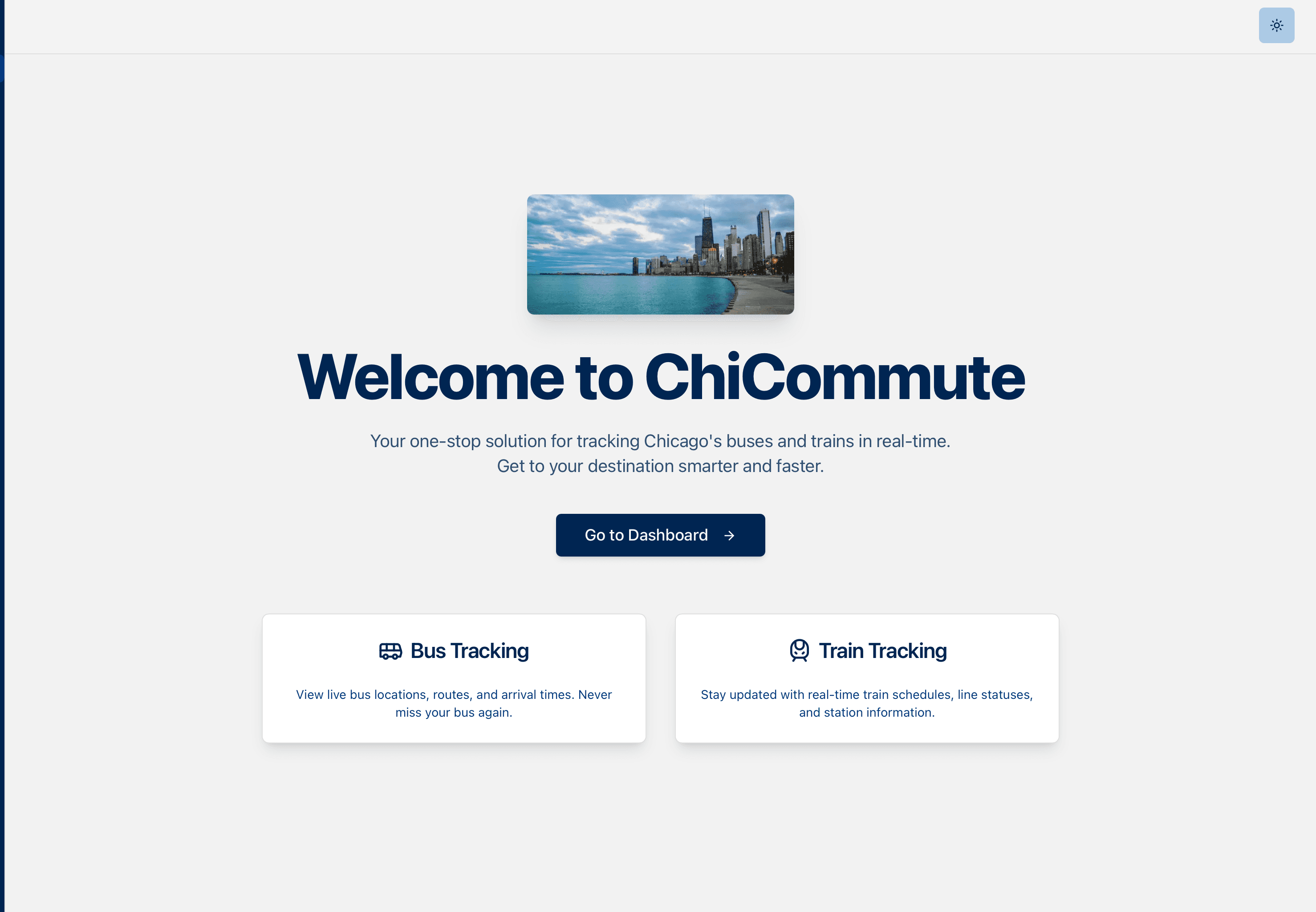 Senior Capstone Project - ChiCommute App