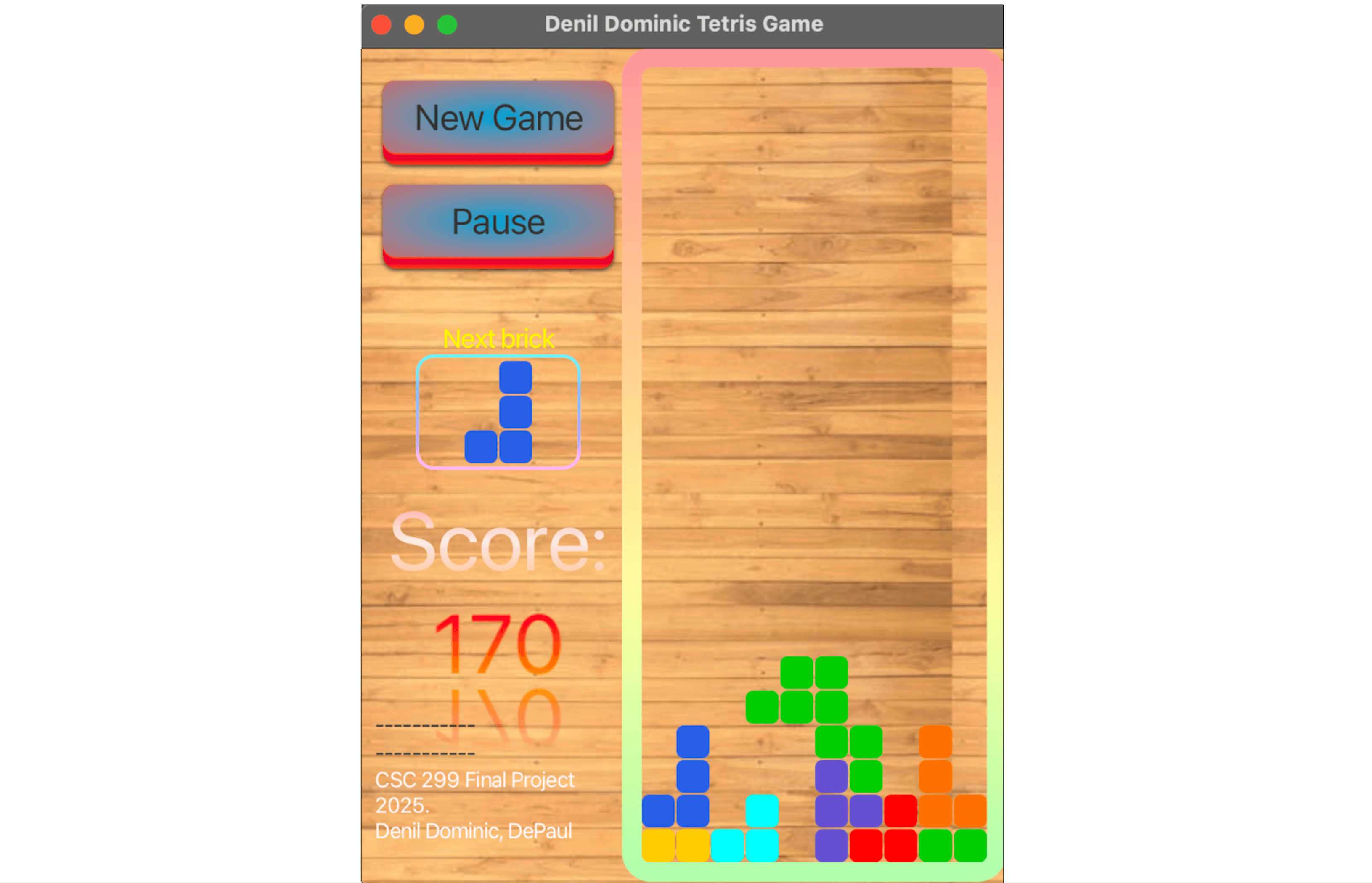 Tetris Game